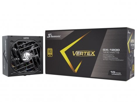 Seasonic VERTEX1200G | 1200W 80 Plus Gold ATX 3.0 & PCIe 5.0 Ready Full-Modular ATX Low Noise Power Supply