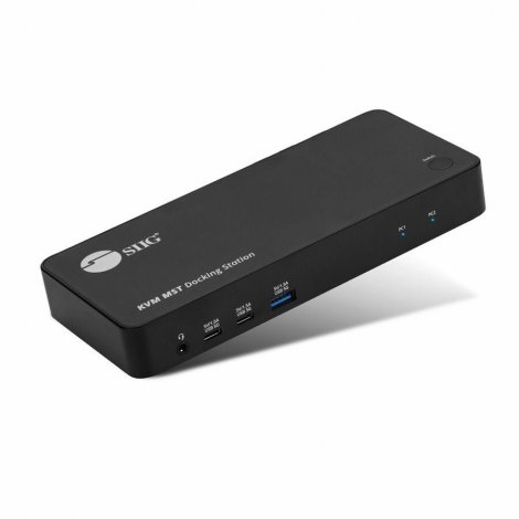 Siig CE-DK0111-S1 | Dual Host USB-C KVM MST Docking Station