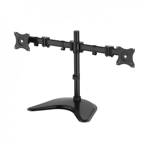 Siig CE-MT1U12-S1 | Articulated Freestanding Dual Monitor Desk Stand Black