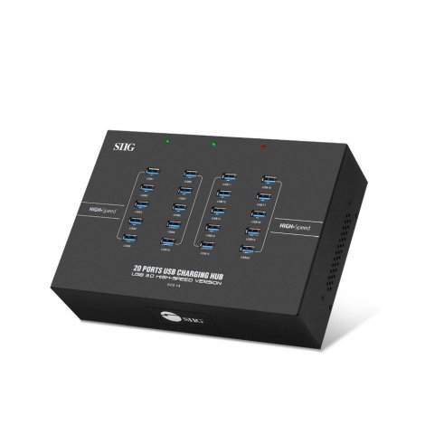 Siig ID-US0611-S1 | 20 x Ports Industrial USB 3.0 Hub with 200W Charging