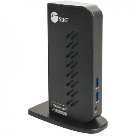 Siig JU-DK0L11-S1 | USB 3.0 Dual Head Full HD 1080p HDMI Video Docking Station