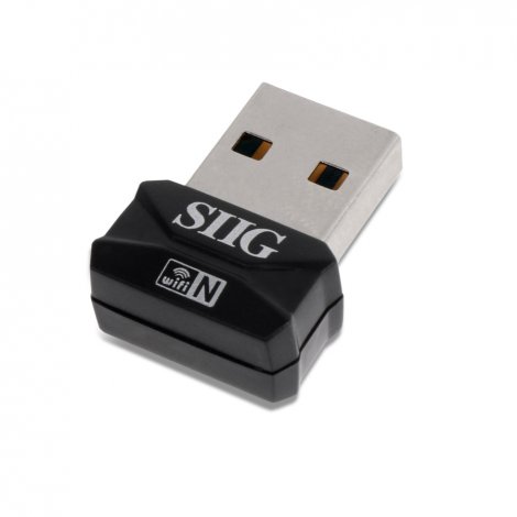 Siig JU-WR0112-S2 | IEEE 802.11n Mini USB 150 Mbit/s Wi-Fi Adapter for Desktop Computer/Notebook