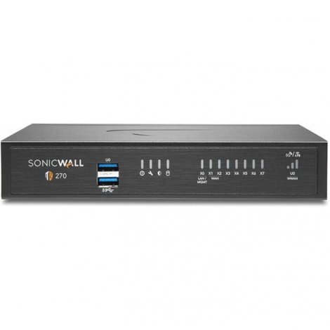 Sonicwall 03-SSC-1251 | TZ270 8-Port 10/100/1000Base-T Network Security/Firewall Appliance