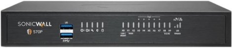 Sonicwall 03-SSC-1257 | TZ570P 8-Port 1000Base-T 5 Gigabit Ethernet Network Security/Firewall Appliance