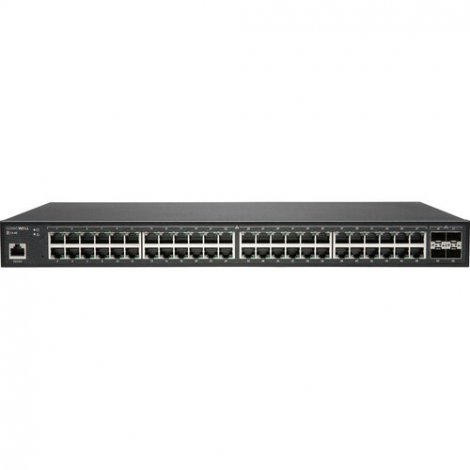 Sonicwall 03-SSC-2110 | SWS14-48 48-Port 1000Base-T RJ-45 4-Port 10G SFP+ Layer 2 Managed Ethernet Switch