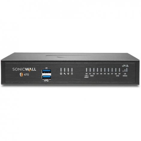 Sonicwall 03-SSC-3012 | TZ470 Security Appliance Essential Protection Security Suite and CSE
