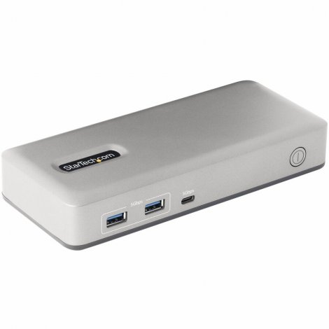 Startech 101N-USBC-DOCK | Dual-Monitor USB-C DisplayPort & HDMI/VGA Multi Monitor Dock 7x USB Hub Docking Station