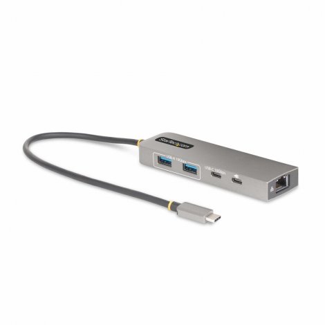 Startech 10G2A1C25EPD-USB-HUB | 3-Port USB-C Hub with 2.5 Gb Ethernet and 100W PD Passthrough USB-C to 2x USB-A/1x USB-C USB 3.2 10Gbps Type-C Adapter Hub