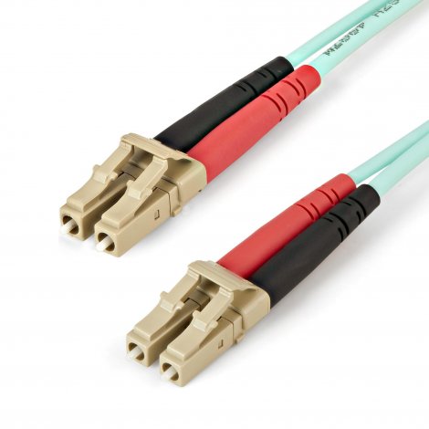 Startech 450FBLCLC1 | 1M 10Gb LC/LC Aqua Fiber Patch Cable