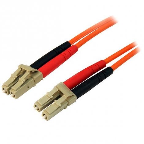 Startech 50FIBLCLC1 | Fiber Optic Cable Multimode Duplex 50/125 LSZH LC/LC 1 M () New
