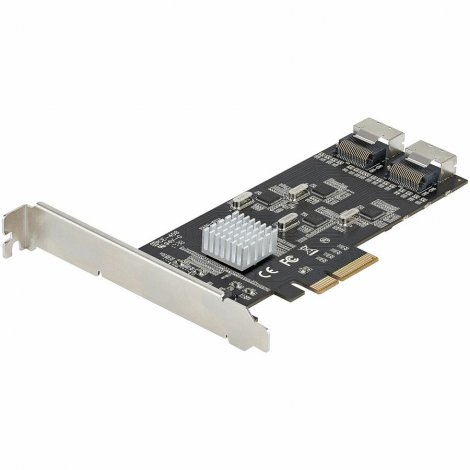 Startech 8P6G-PCIE-SATA-CARD | 8 Port SATA PCIe Card PCI Express 6Gbps SATA Expansion Card with 4 Controllers PCI e x4 Gen 2 to SATA III Adapter Card