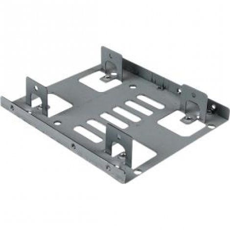 Startech BRACKET25X2 | Dual 2.5-Inch to 3.5-Inch Hard Drive Bracket for SATA Hard Drives 2 Drive 2.5-Inch to 3.5-Inch Bracket for Mounting Bay