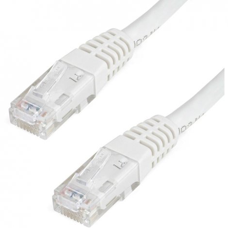 Startech C6PATCH15WH | 15 ft Cat 6 RJ45 UTP Network Patch Cable White