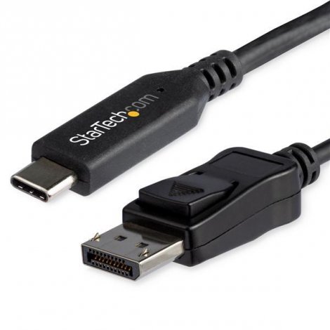 Startech CDP2DP146B | 6Ft/1.8m USB C To DisplayPort 1.4 Cable