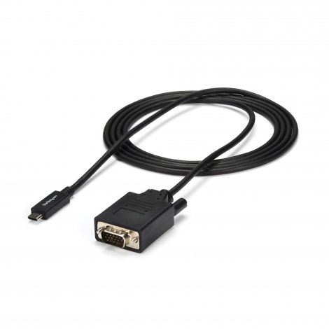 Startech CDP2VGAMM2MB | 6Ft/2m USB C To VGA Cable