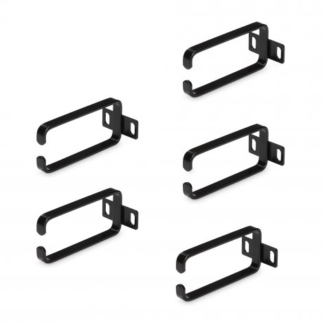 Startech CMHOOK1UN5PK | 1U Vertical Cable Management D-Ring Hooks 5-Pack