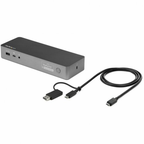 Startech DK30C2DPPD | Hybrid Universal Laptop Docking Station with Dual Monitor Display