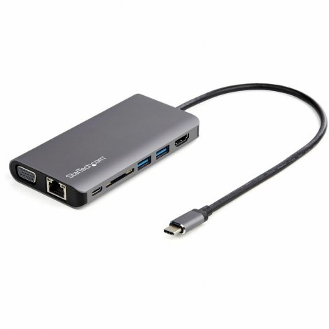 Startech DKT30CHVAUSP | USB-C Mini Travel Docking Station with 4K HDMI or 1080p VGA