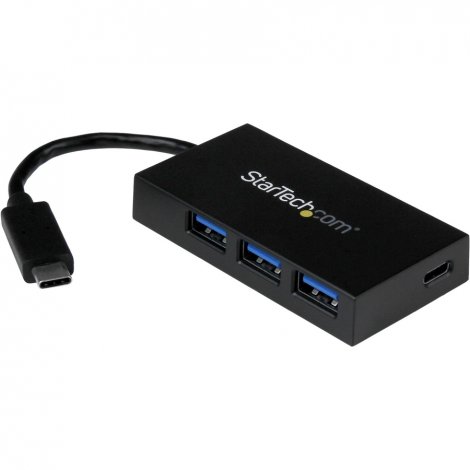Startech HB30C3A1CFB | 5Gbps 4-Port USB-C Hub USB-C to 1x USB-C and 3x USB-A USB 3.0 Hub