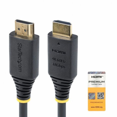 Startech HDMI2-CABLE-4K60-12F | 12ft Premium Certified High Speed HDMI Cable