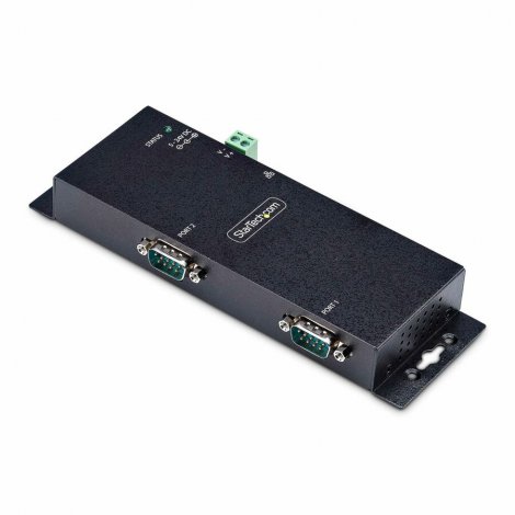 Startech I23-SERIAL-ETHERNET | 2-Ports DB9 to RJ-45 Rail Mountable Serial to Ethernet Converter Adapter