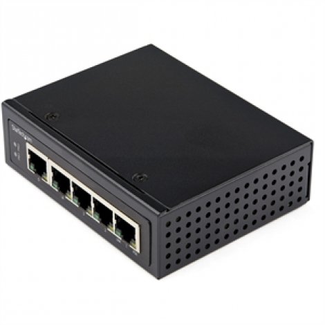 Startech IESC1G50UP | Industrial 5 Port Gigabit PoE Switch 30W Power Over Ethernet Switch GbE POE+ Network Switch Unmanaged IP-30