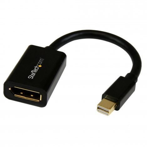 Startech MDP2DPMF6IN | 6-inch Mini DisplayPort to DisplayPort Video Cable Adapter (Black)