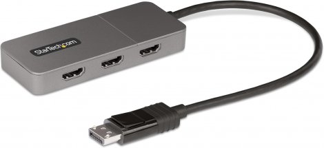 Startech MST14DP123HD | DisplayPort to Triple 4K 60Hz HDMI Multi-Monitors Adapter
