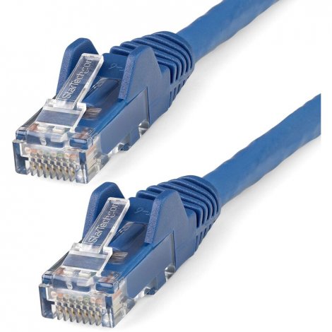 Startech N6LPATCH50BL | 50ft (15m) CAT6 LSZH 10 GbE Snagless 100W PoE UTP RJ45 Ethernet Cable Blue