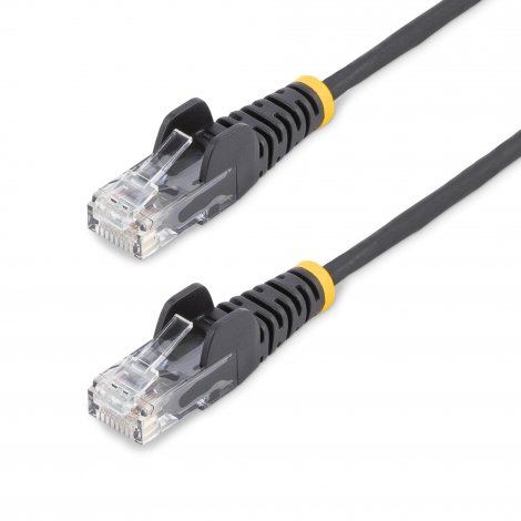 Startech N6PAT25BLKS | 25ft Black Slim CAT6 Ethernet Cable