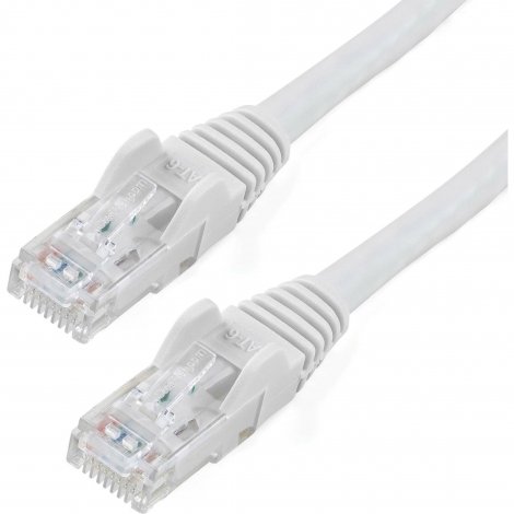 Startech N6PATCH6WH | 6ft CAT6 Snagless Gigabit 100W PoE UTP 650MHz Ethernet Cable White