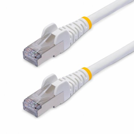 Startech NLWH-40F-CAT8-PATCH | 40ft CAT8 Snagless RJ45 25G/40G 2000MHz 100W PoE S/FTP 26AWG LSZH Ethernet Cable White