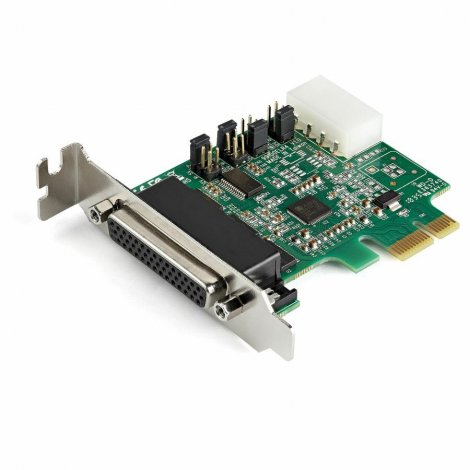 Startech PEX4S953LP | 4 x Ports PCI Express RS232 Serial Adapter Card PCIe Serial DB9 Controller Card 16950 UART Low Profile Windows/Linux