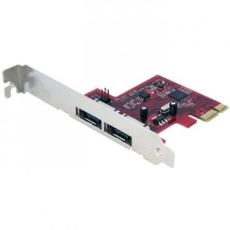Startech PEXESAT322I-A1 | Add 2 External Or 2 Internal SATA 6 GBps Ports To A Computer Thr