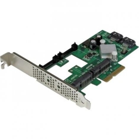 Startech PEXMSATA3422 | 2 Port PCI Express 2.0 SATA III 6Gbps RAID Controller Card w/ 2 mSATA Slots and HyperDuo SSD Tiering