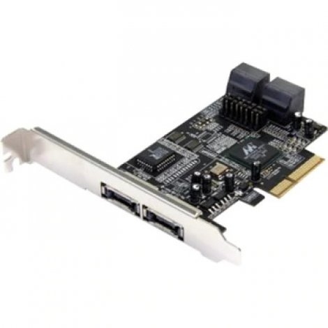 Startech PEXSATA24E | 2-Port eSATA 4-Port SATA 3Gbps PCI Express Controller Adapter Card