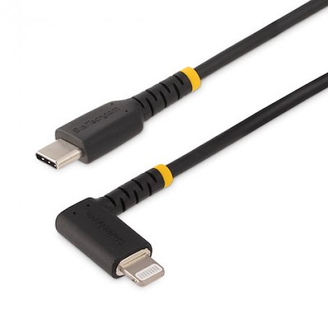 Startech RUSB2CLTMM1MR | 1m USB-C to Lightning Right-Angled Rugged Cable
