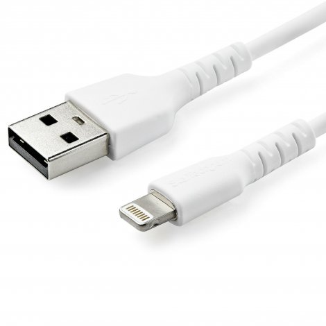 Startech RUSBLTMM1M | 1m Durable White USB-A to Lightning Cable