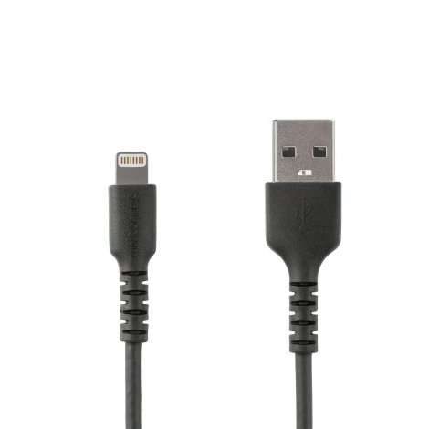 Startech RUSBLTMM1MB | 1m Durable Black USB-A to Lightning Cable