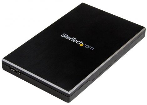 Startech S251BMU313 | 2.5-Inch External Hard Drive Enclosure Supports UASP Aluminum USB 3.1 Enclosure SSD/HDD Enclosure