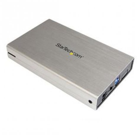 Startech S3510SMU33 | 3.5in Silver USB 3.0 External SATA III Hard Drive Enclosure with UASP Portable External HDD