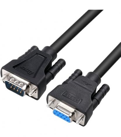 Startech SCNM9FM1MBK | 1m Black DB9 RS232 Serial Null Modem Cable