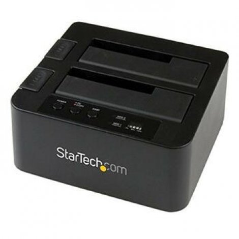 Startech SDOCK2U33RE-A1 | USB 3.0 eSATA to 2.5-inch/3.5-inch SATA Hard Drive/Solid State Drive Duplicator Dock
