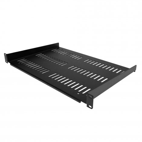Startech SHELF-1U-12-FIXED-V | 1U Vented Server Rack Cabinet Shelf Fixed 12-Inch Deep Cantilever Rackmount Tray