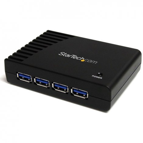 Startech ST4300USB3 | 4 Port Black SuperSpeed USB 3.0 Hub 5Gbps