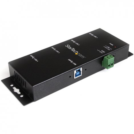 Startech ST4300USBM | 4 Port Industrial USB 3.0 Hub 5Gbps Mountable Rugged USB Hub
