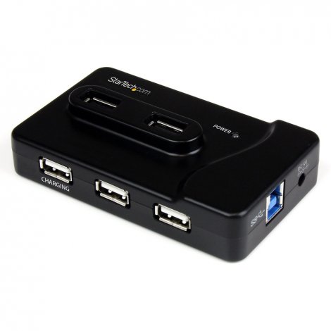 Startech ST7320USBC | 6 Port USB 3.0 / USB 2.0 Combo Hub with 2A Charging Port 2x USB 3.0 & 4x USB 2.0