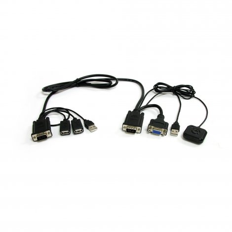 Startech SV221NANOU | 2-Port USB VGA Cable KVM Switch
