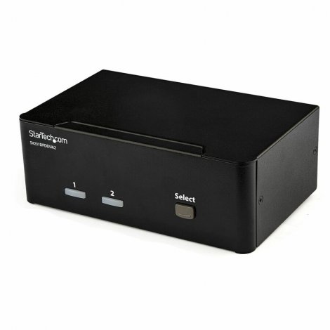 Startech SV231DPDDUA2 | 2-Port 4K 60Hz DisplayPort Dual-Monitor KVM Switch