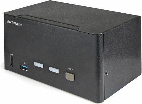 Startech SV231TDPU34K | 2-Port 4K 60Hz UHD HDR Triple Monitor DisplayPort KVM Switch